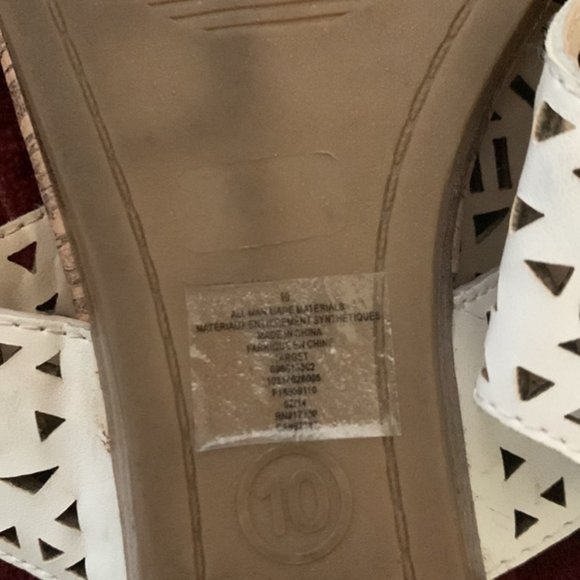 Marina White Studded Sandals - Picture 5 of 5